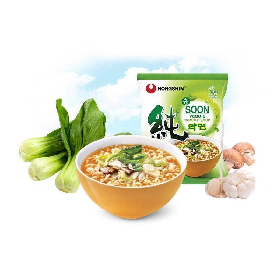 Nongshim Soon Veggie Noodle 75gr 6pz - Image 2