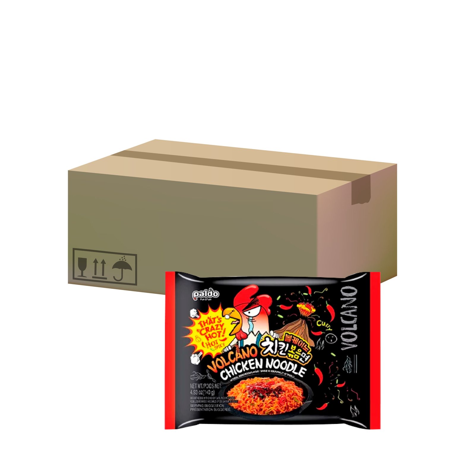 Volcano Chicken Noodle 140gr 16pz