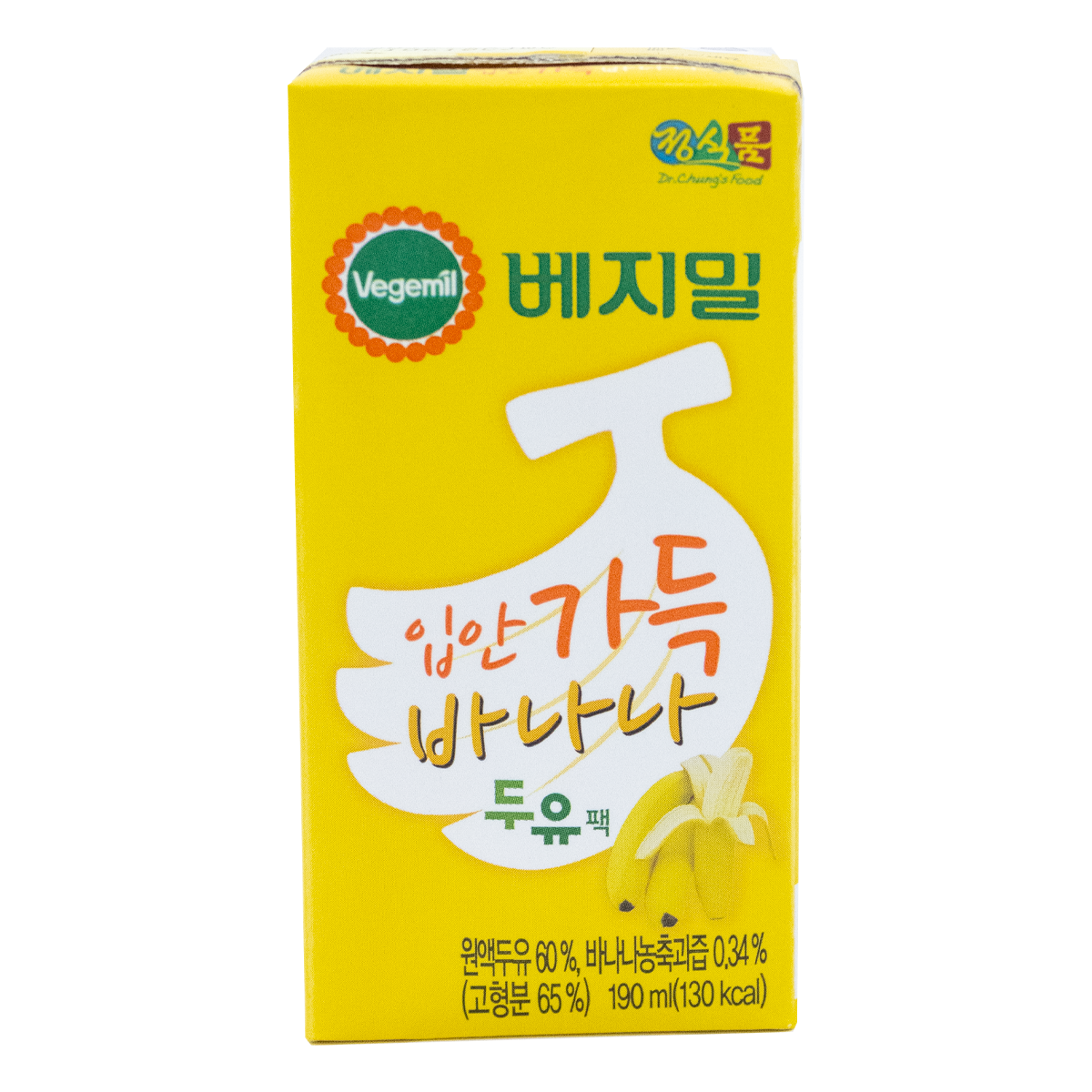 Vegemil Leche Sabor Banana de Soya 190ml 96 pz - Image 3