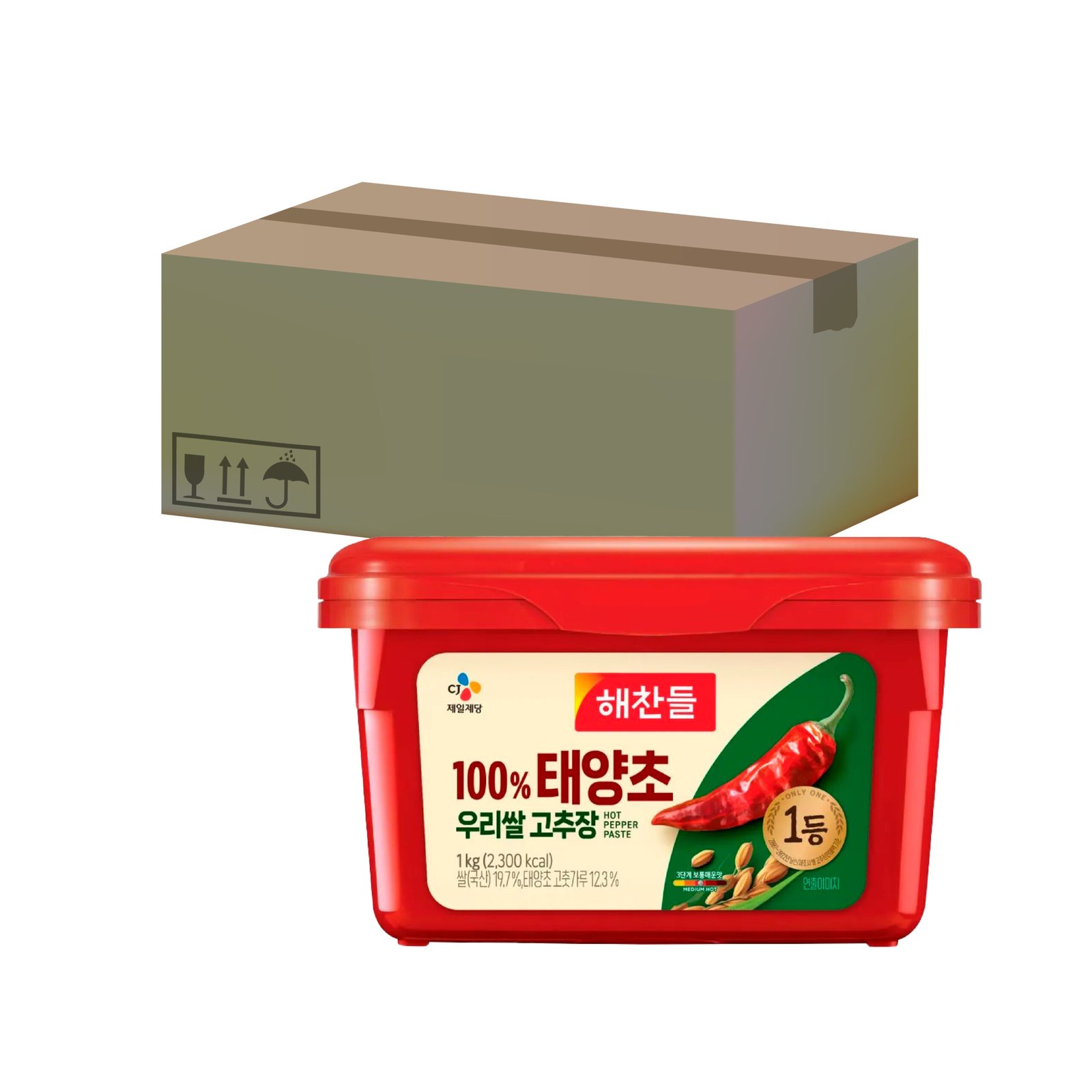 Cj Jechandul Gochujang Pasta De Chile Rojo 1Kg 12pz